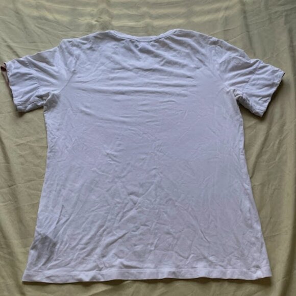 Burberry Brit | Classic White Cotton Tee | Size M | Used - Picture 2 of 3